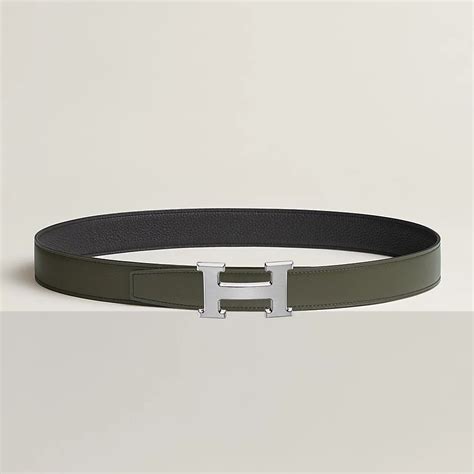 H Speed belt buckle & Reversible leather strap 32 mm